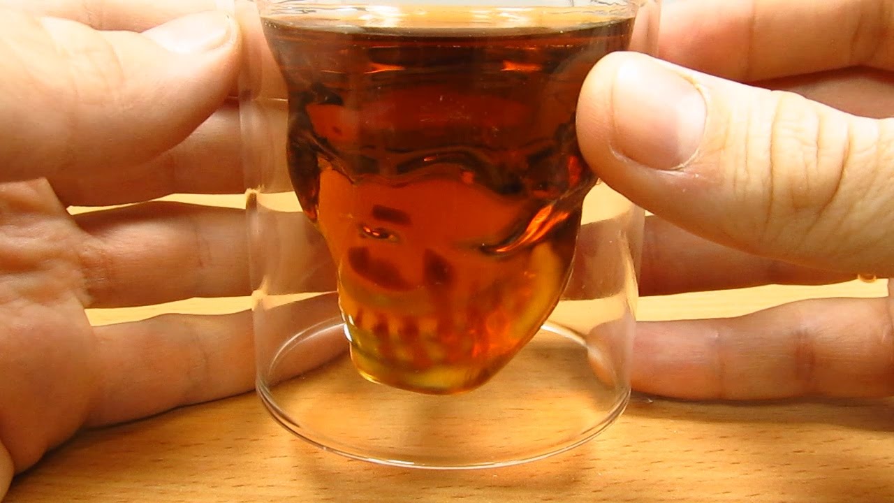 Стакан для виски в виде Черепа. Skull Head Shot Glass.