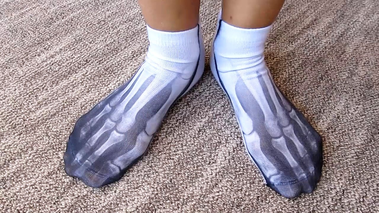 Носки из Китая с прикольным 3D рисунком!
