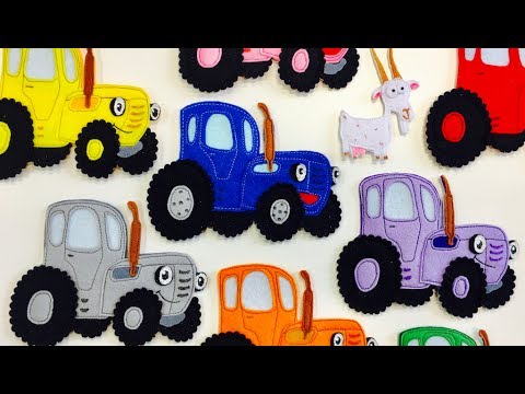 РАЗВИВАЙКА про Синий трактор - Веселая поиграйка про овощи и животных для детей малышей