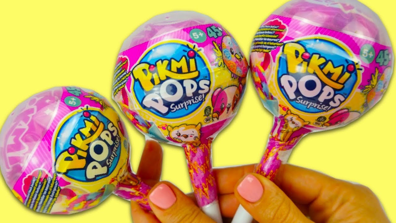 Сюрпризы Pikmi Pops с забавными игрушками для детей
