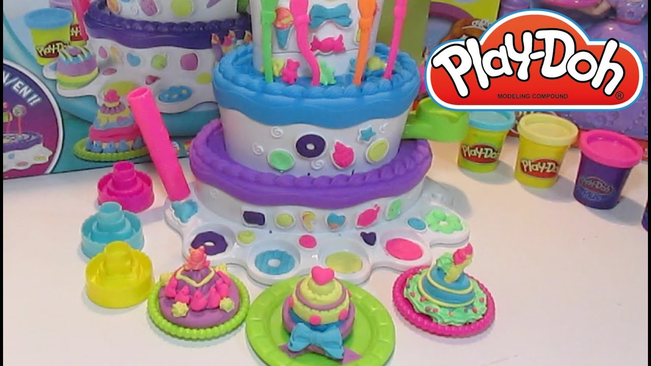 Пластилин для детей Плей До - набор Праздничный Торт