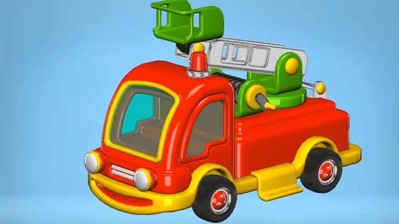 Детское приложение Build and Play - Пожарная машина