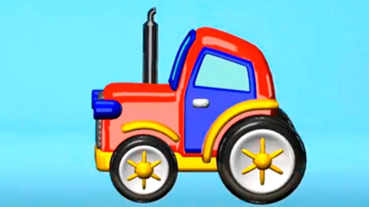 Обзоры мобильных игр - Мультфильм-конструктор собираем трактор