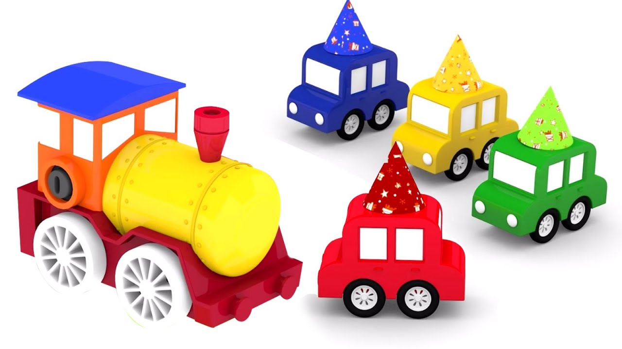 День рождения у 4 машинок - игрушечная железная дорога