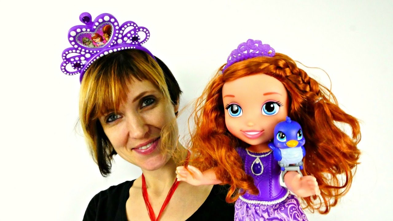 Видео для детей - Принцесса София и игры с Литл Пони
