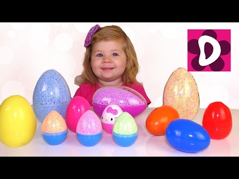 Диана распаковывает сюрпризы Игрушки Зверополис Disney Zootopia Surprise Eggs unboxing