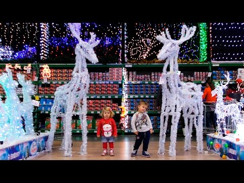 ✿ VLOG Магазин Ёлочных Игрушек Очень Красивый CHRISTMAS Tree toys video for kids