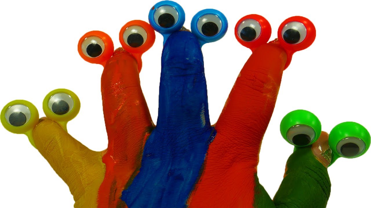Учим цвета для самых маленьких Семья пальчиков Сборник для малышей Развивающие видео для детей