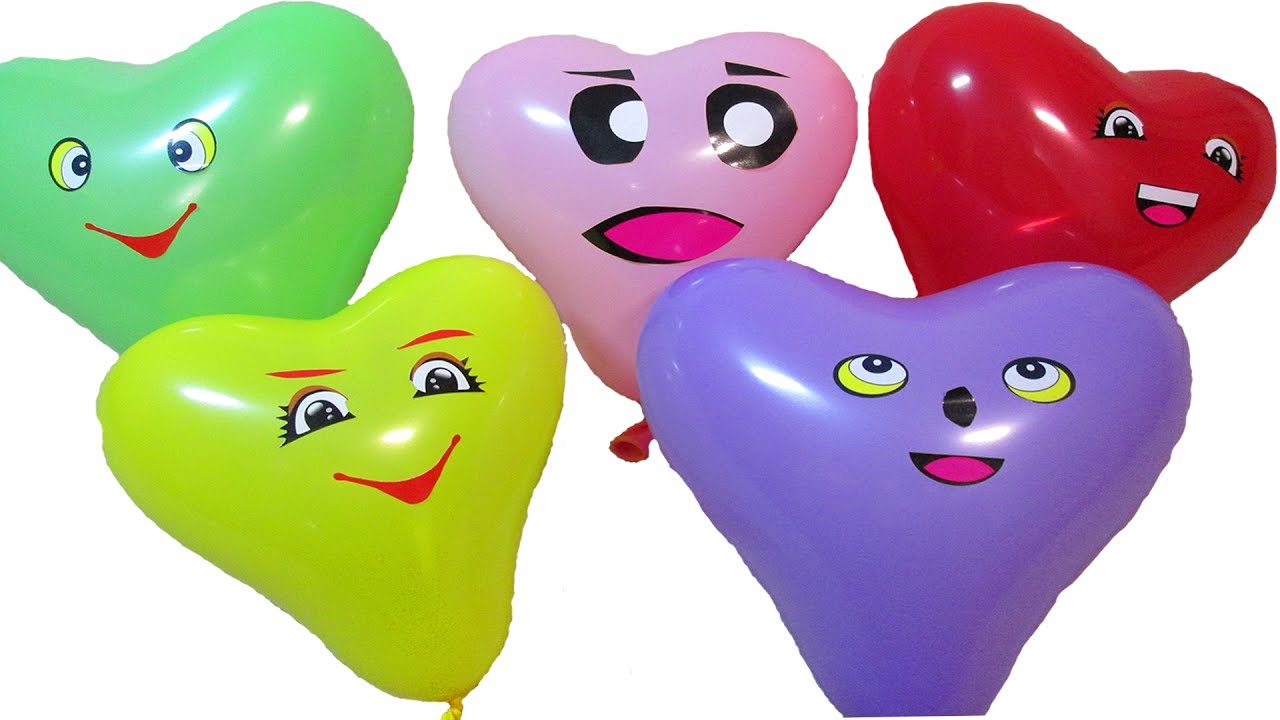 Воздушные шарики Сборник Учим цвета Развивающие видео Для детей Лопаем шарики Песня семья пальчиков