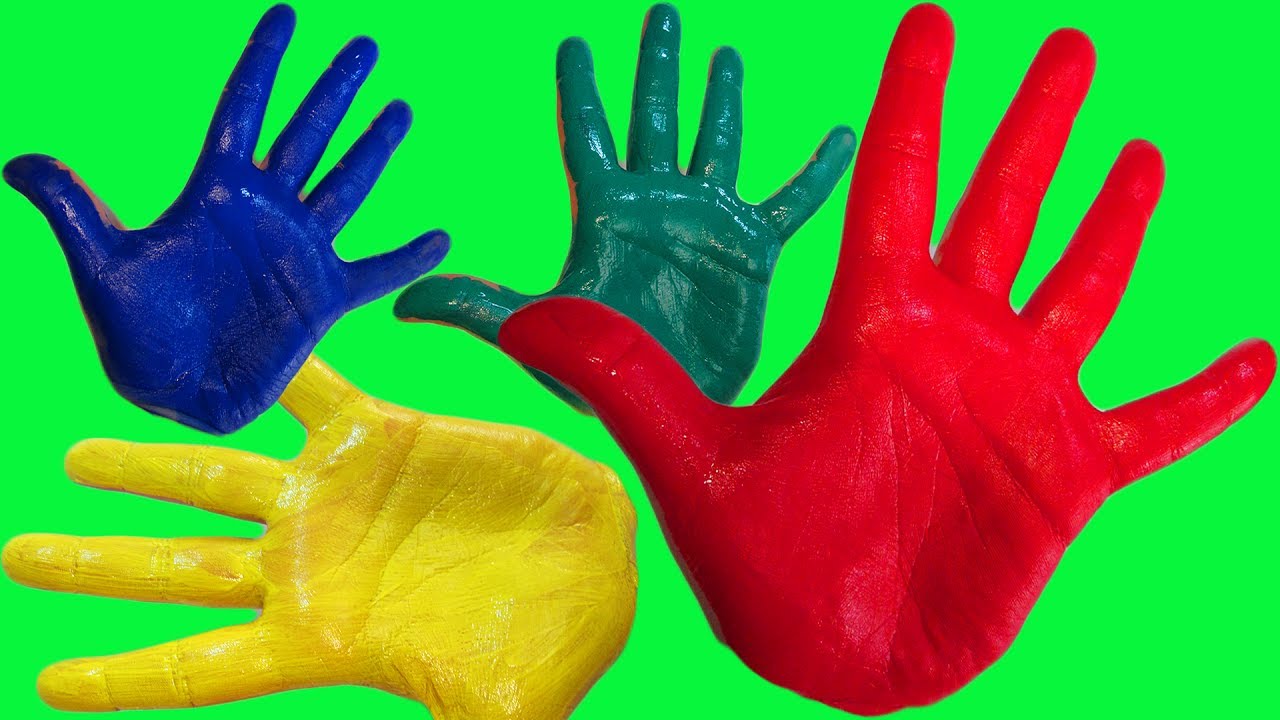 Учим цвета для самых маленьких Развивающая песня про пальчики Сборник для малышей Пальчиковые краски