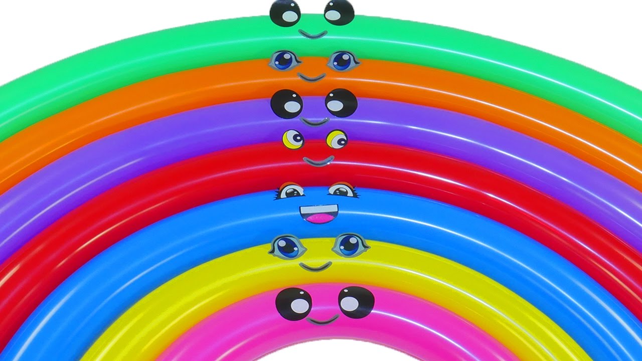 Сборник Учим цвета Лопаем Воздушные шарики Развивающее видео детям Песенка для детей Семья пальчиков