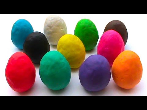 Сюрпризы - яйца из теста ПлэйДо / обзор игрушек