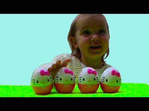 Хелло Китти яйца с сюрпризом / обзор игрушек