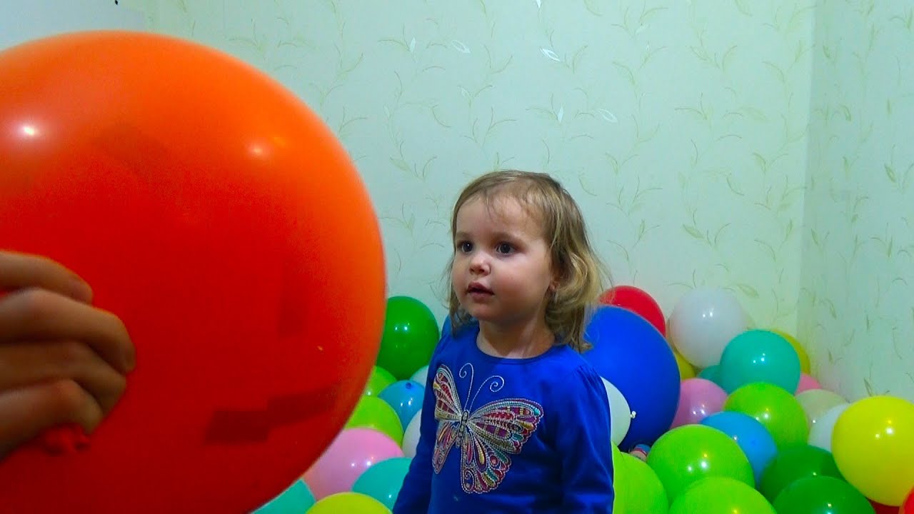 Воздушные шарики с конфетти