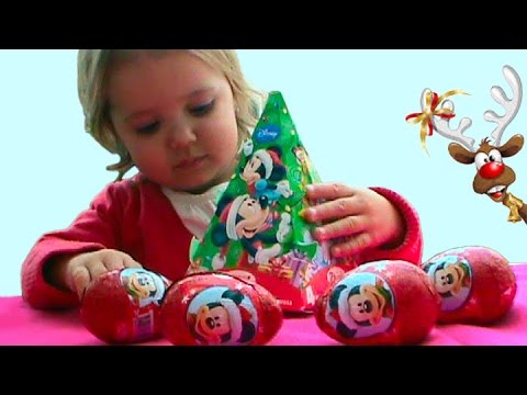 Мики Маус новогодний подарок с сюрпризом / обзор игрушек