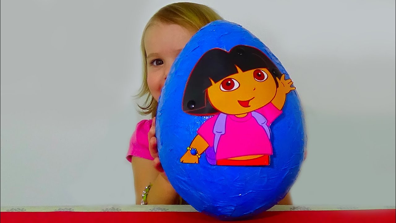 Даша Путешественница большое яйцо с сюрпризом/ обзор игрушек