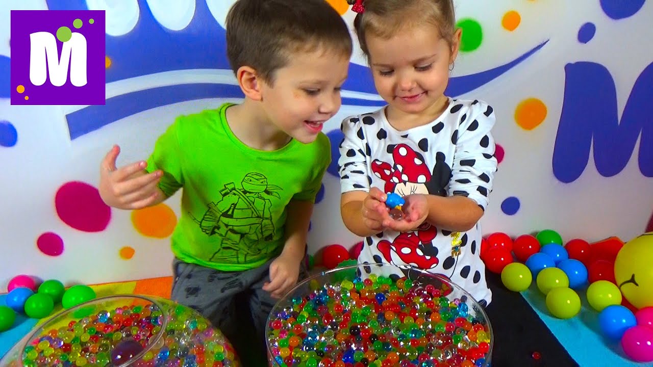 Орбиз разноцветные шарики сюрпризы с игрушками Orbeez