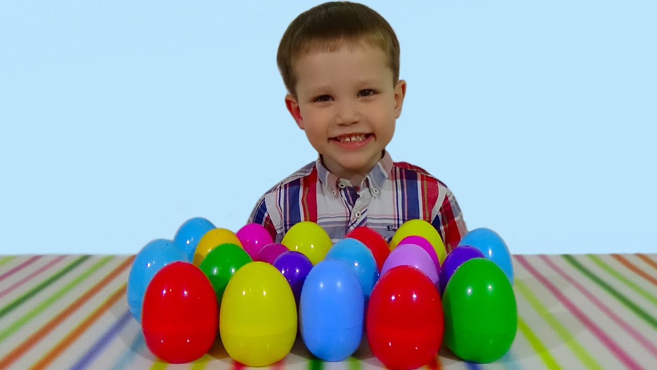 20 открывает яйца сюрприз игрушки
