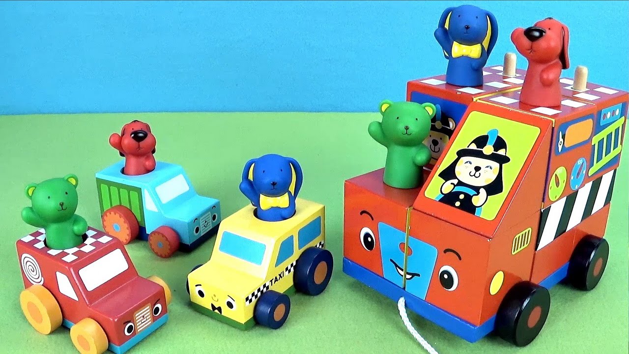Развивающие машинки Патрик и его друзья. Мультики с игрушками для детей