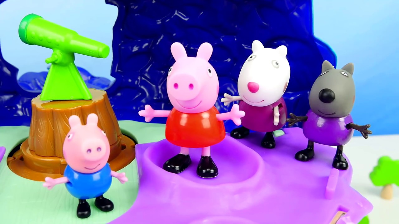 Мультики с игрушками СВИНКА ПЕППА и её друзья на детском канале Носики Курносики