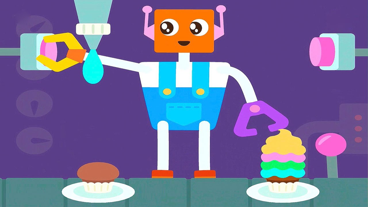 САГО МИНИ Весёлый Робот - Мультики для самых маленьких детей #SagoMini Robot Party