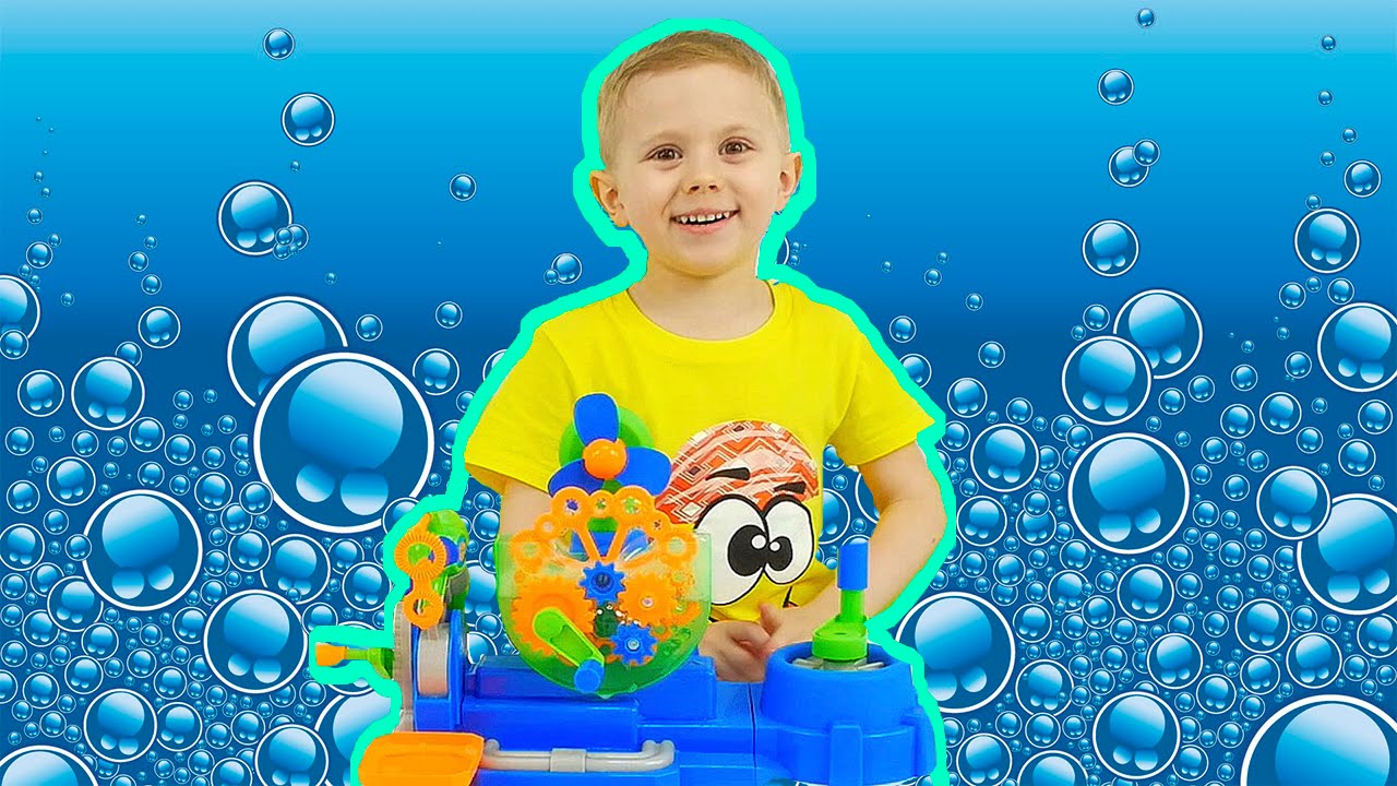 Мыльные Пузыри для детей и Даник - Видео для детей Носики Курносики / Soap bubbles for children