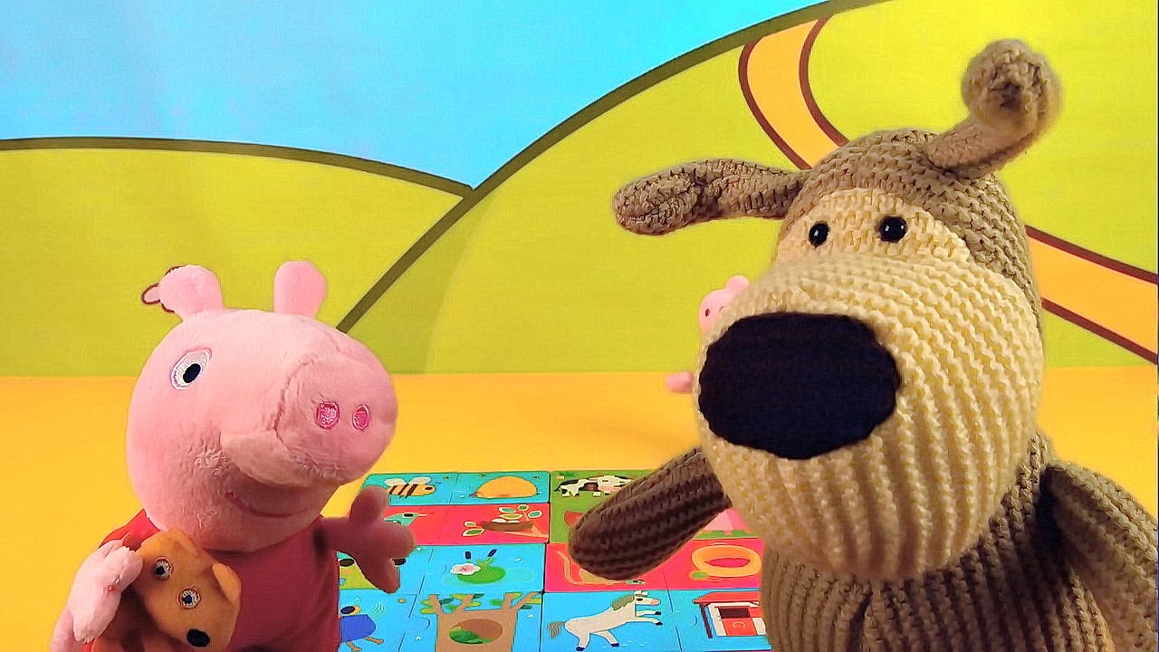 Свинка Пеппа и собачка Буффи - Peppa Pig and Boofle dog. Развивающие игры для детей