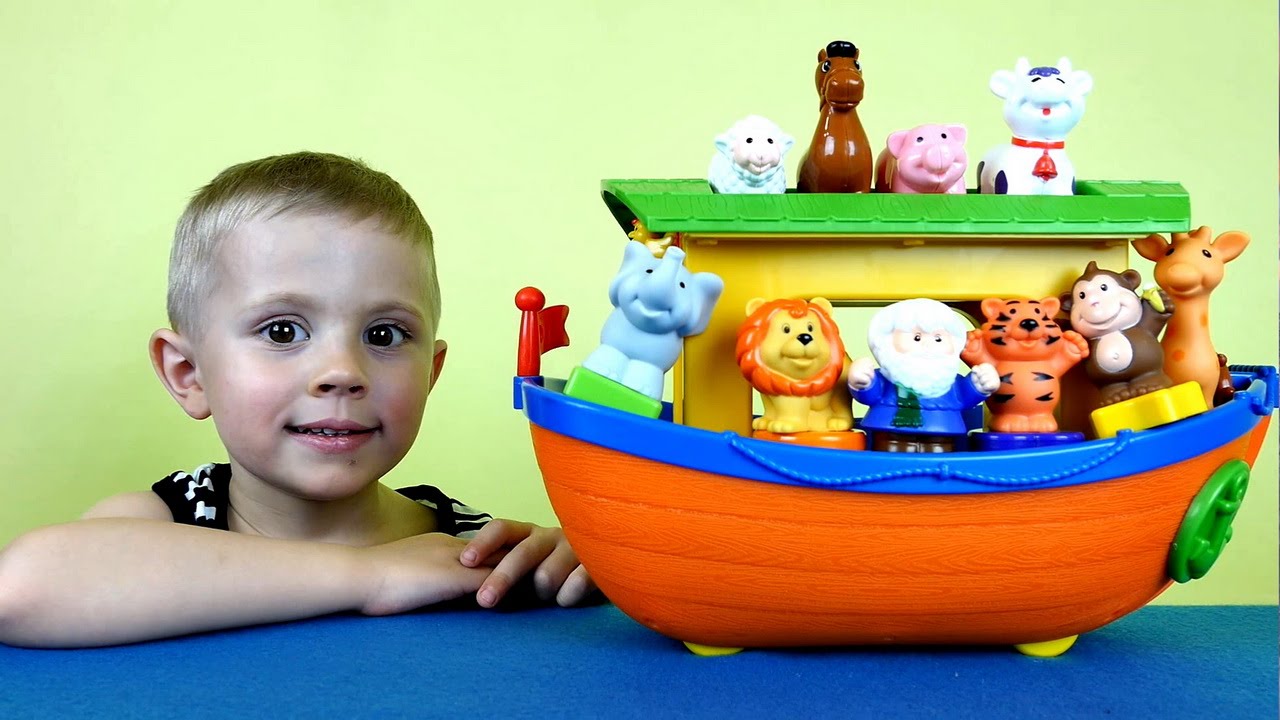 Малыш Даник и Ноев Ковчег - Развивающее видео для детей про животных