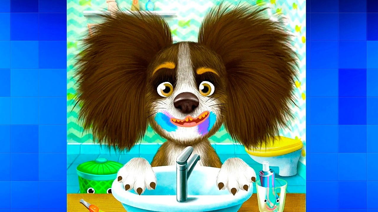 Смешной Пёсик Чистюля и его ванная комната - Весёлое развивающее видео для детей