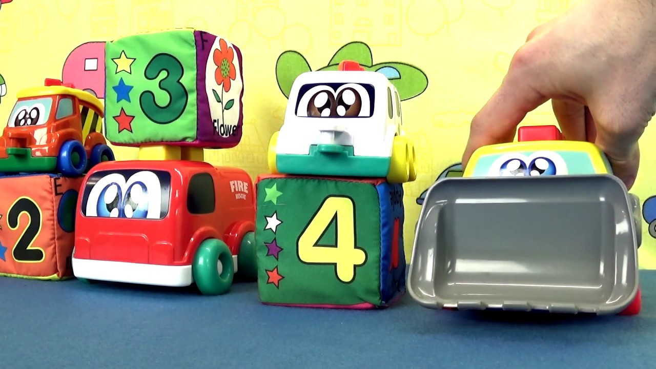 МАШИНКИ для Малышей. Видео для ребёнка 1-5 лет про Машинки и Цифры