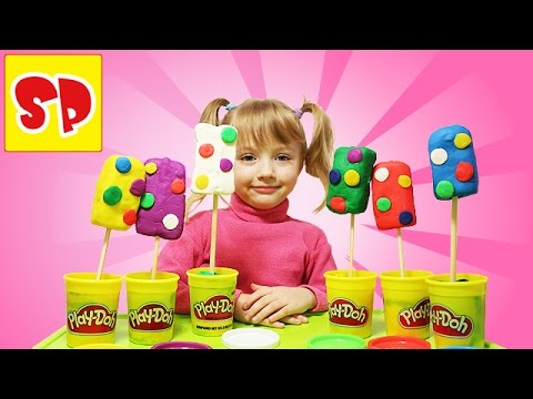 Видео Плей До мороженое с сюрпризами видео для детей