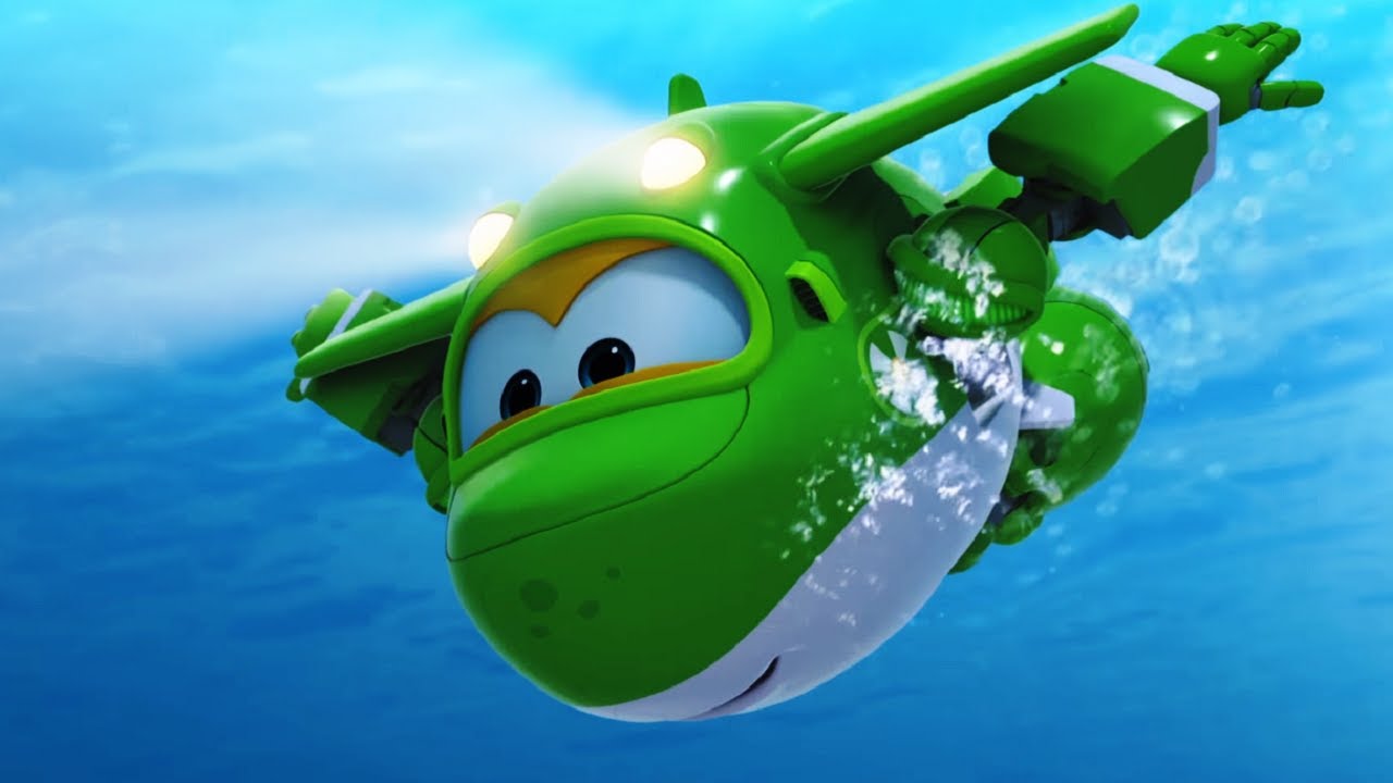 Супер Крылья - Самолет под водой! Все серии про водный самолет Миру! Мультики для детей