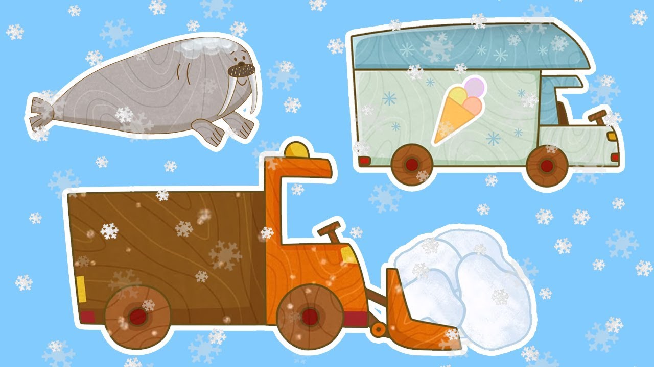 Мультики - МАШИНКИ ❄️ Зима и Новый год ???? Снегоуборочная машина, Погрузчик и другие машинки