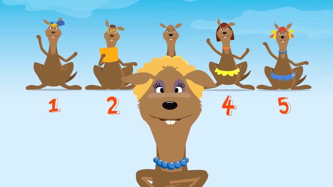 Песенка - Считалочка кенгурёнка - Развивающие песни для малышей