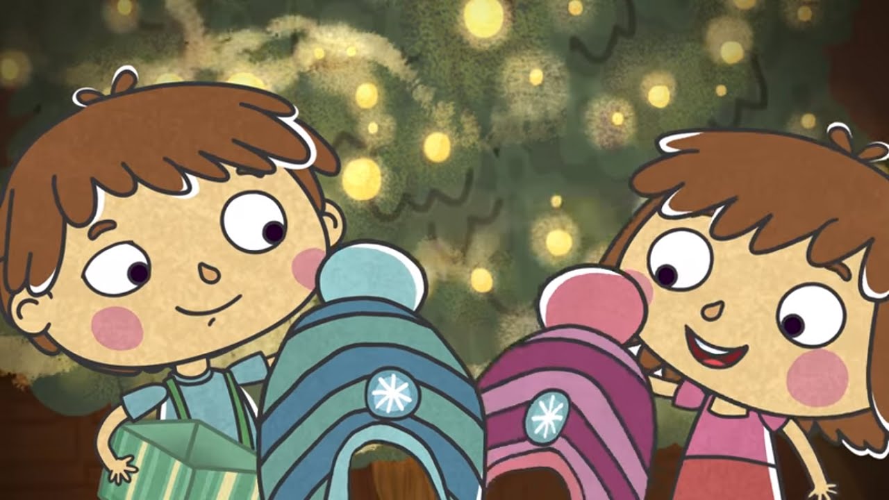 Малыши и Летающие звери - Новый год - Развивающий веселый мультфильм для детей, малышей
