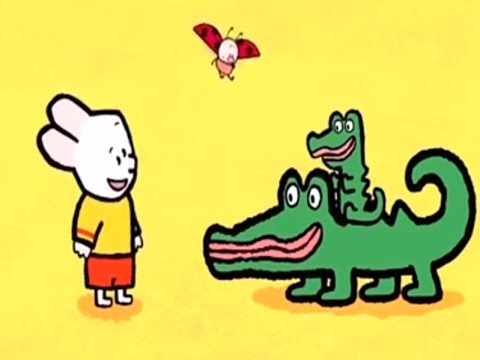 Мультфильмы для Малышей - Рисунки Темы - Нарисуй крокодила