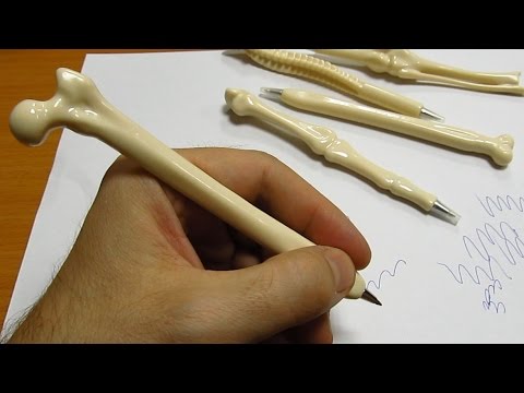 Шариковые ручки в виде костей! Посылка с Aliexpress