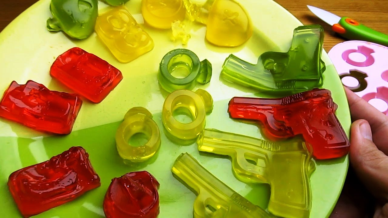 DIY • Желатиновые конфеты в формах для льда с Алиэкспресс!