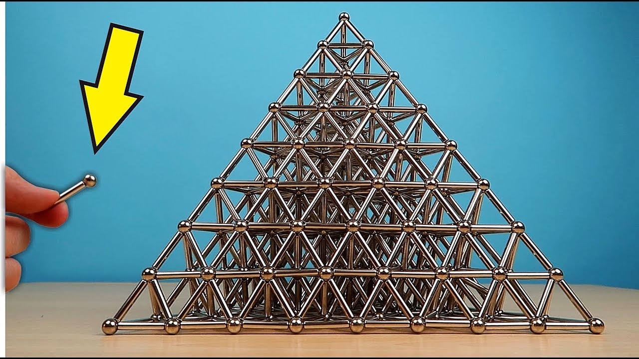 Собираю огромную Пирамиду из 1000 магнитов и шариков! ???? Alex Boyko