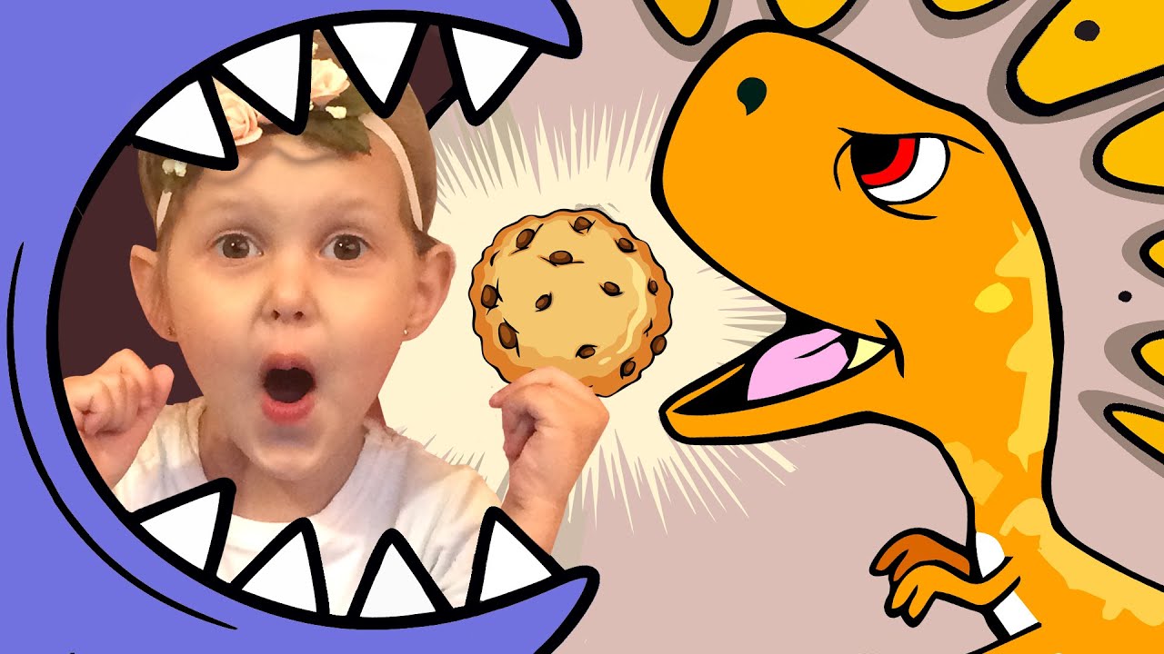 Челлендж Отбери печенье у зубастика Вызов принят Challenge Видео для детей