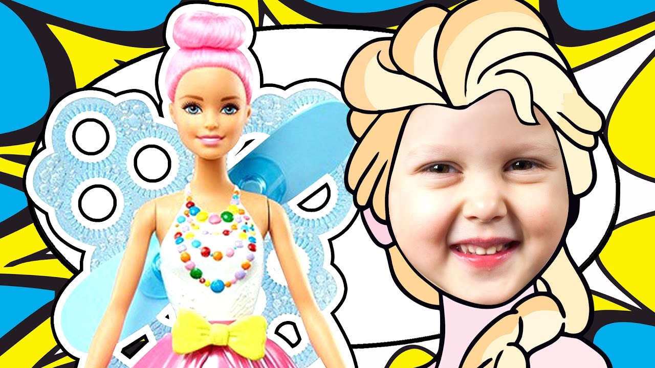 Развлечение для детей кукла Барби Дримтопия Мыльные пузыри Entertainment for children Barbie