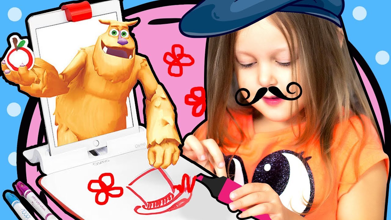 Дополни реальность ОСМО Рисуем и оживляем Osmo Creative Set with Monster Game Развитие для детей
