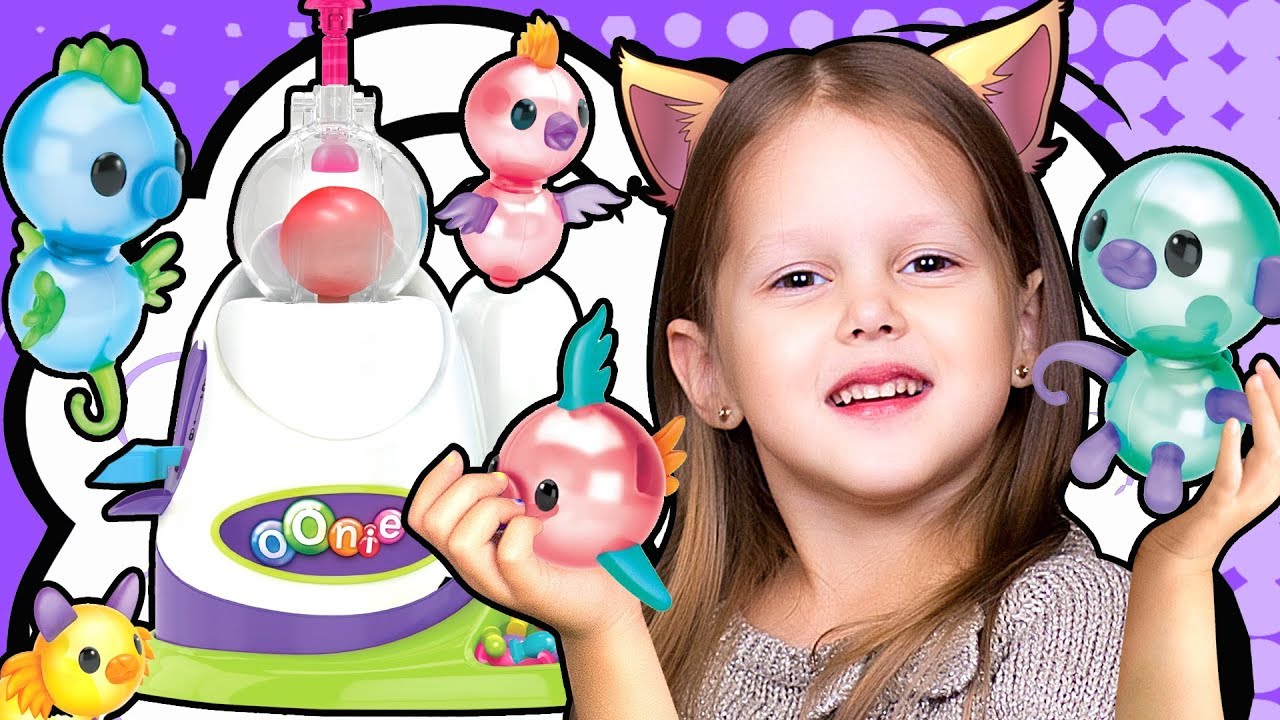 ВОЗДУШНЫЕ Животные из Шариков Oonies Набор для надувания шариков Oonies Starter Pack Видео для детей