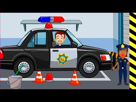Мультик игра про машинки - полицейские машины и их работа! Новые развивающие и обучающие мультфильмы