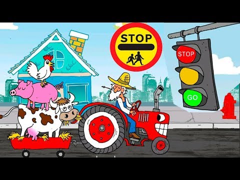 Мультик игра про машинки - Светофор! Развивающие мультфильмы для самых маленьких детей на русском