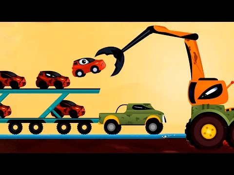 Мультики про машинки - мультфильм, как Машинка Редди спасает машинки - Погоня.
