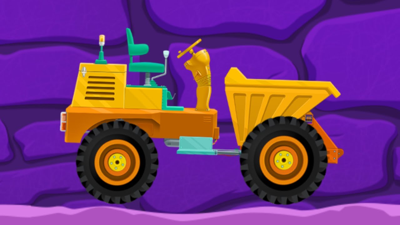 Машинки мультфильмы развивающие. Мультик про завод тракторов. Собираем тракторы вместе.