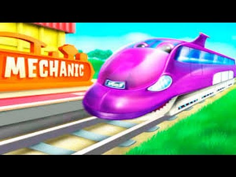 Паровозики мультфильмы - Веселые поезда по вагонам. Видео для детей про поезда