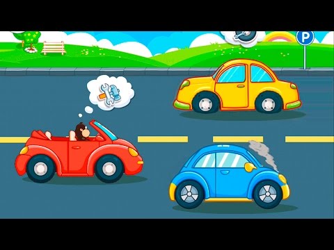 Мультфильмы для детей Автосервис и безопасность на дороге. Мультики про машинки все серии