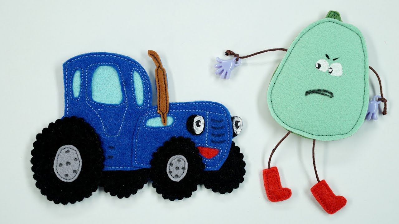 РАЗВИВАЙКА с Синим трактором - Веселая поиграйка про овощи и полезную еду детей малышей